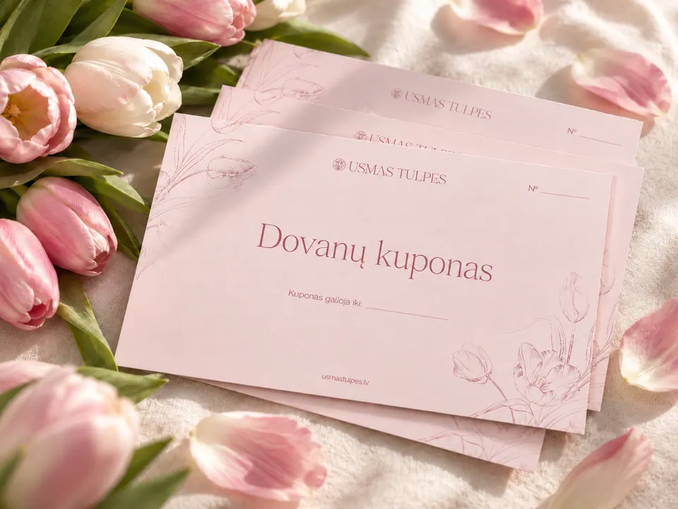 Dovanų kuponas Usmas Tulpes