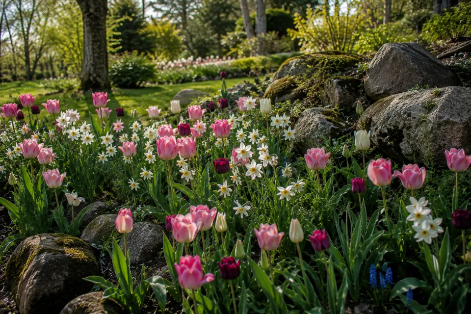 весенние цветы Usmas Tulpes