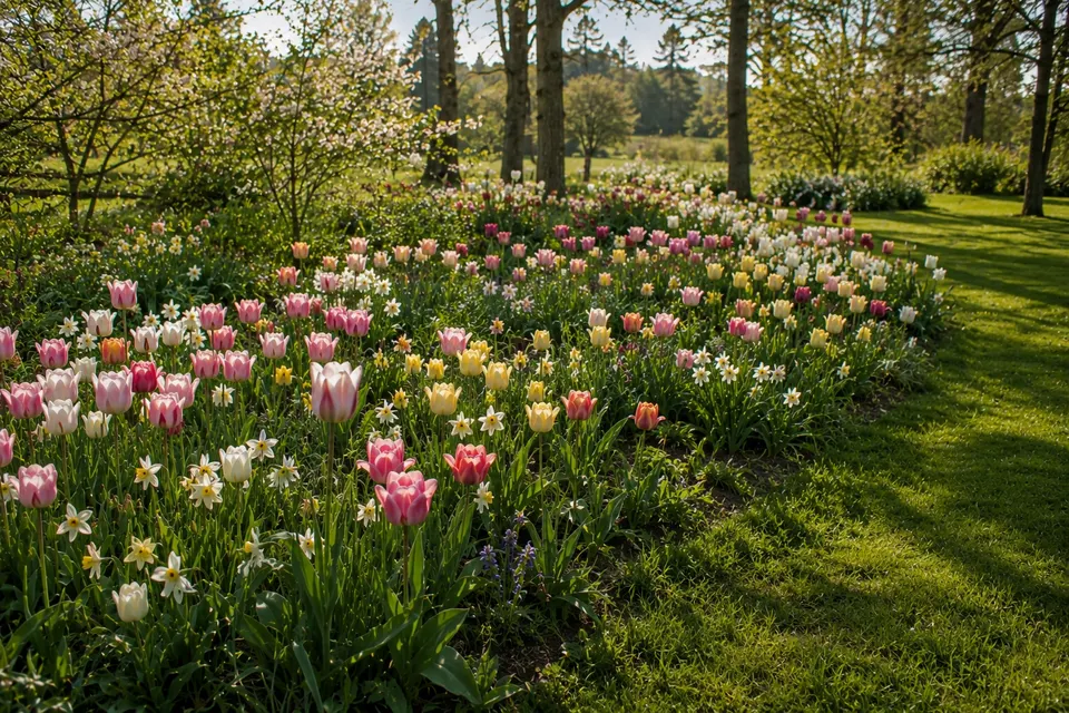 луковицы тюльпаны, нарциссы, гиацинты, крокусы, ирисы Usmas Tulpes