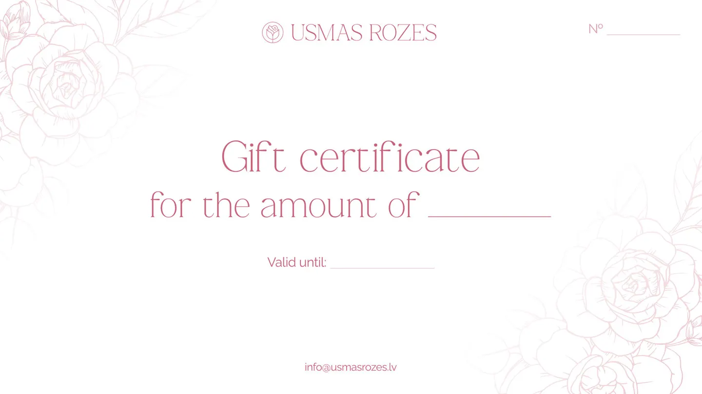 Gift Voucher for Rose Seedlings